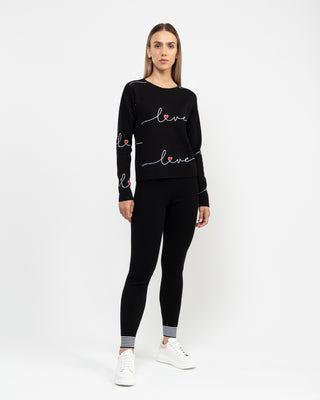 Pantalon Venise N&B